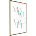 Poster Miami Vibe - Holographic Lettering in Pastel-Rainbow Colors 144350 additionalThumb 21