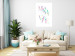 Poster Miami Vibe - Holographic Lettering in Pastel-Rainbow Colors 144350 additionalThumb 12