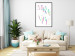 Poster Miami Vibe - Holographic Lettering in Pastel-Rainbow Colors 144350 additionalThumb 10