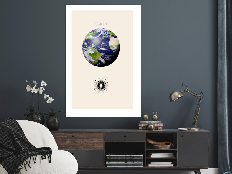 Poster Earth - Green Planet and Abstract Composition With Solar System 146250 additionalImage 18