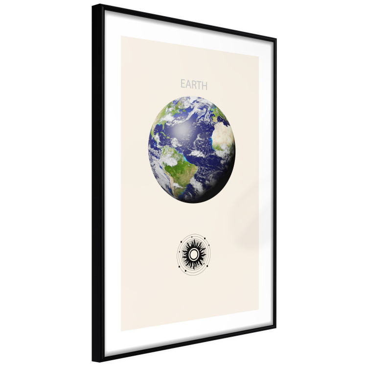 Poster Earth - Green Planet and Abstract Composition With Solar System 146250 additionalImage 3