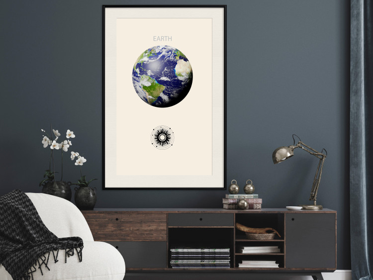Poster Earth - Green Planet and Abstract Composition With Solar System 146250 additionalImage 16