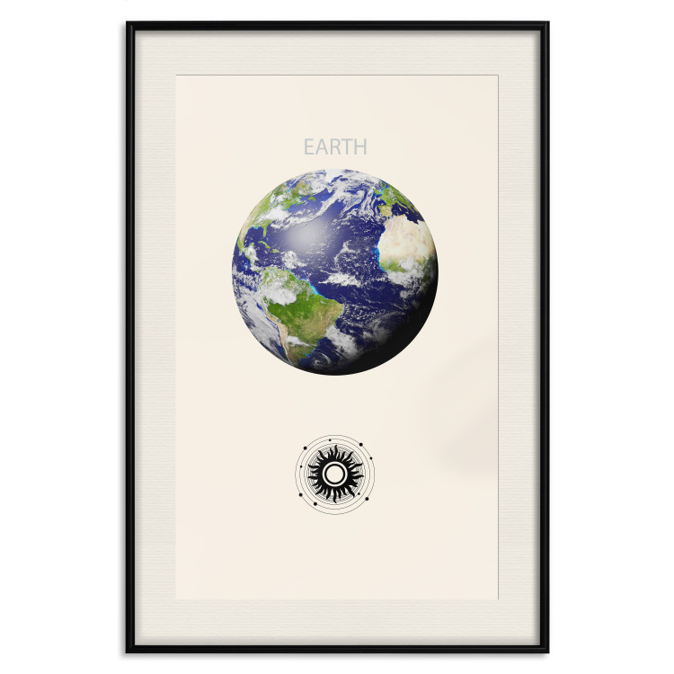 Poster Earth - Green Planet and Abstract Composition With Solar System 146250 additionalImage 21