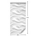 Wallpaper Wavy Pattern - White Spatial Repeating Waves 150050 additionalThumb 2