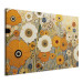 Canvas Print Orange Meadow - A Composition of Flowers in the Style of Klimt’s Paintings 151050 additionalThumb 2