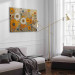 Canvas Print Orange Meadow - A Composition of Flowers in the Style of Klimt’s Paintings 151050 additionalThumb 4