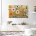 Canvas Print Orange Meadow - A Composition of Flowers in the Style of Klimt’s Paintings 151050 additionalThumb 3