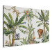 Canvas Exotic Landscape - Jungle With Animals and Exotic Birds 151250 additionalThumb 2