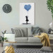 Canvas Blue Heart - Banksy Style Graffiti With a Child With a Balloon 151750 additionalThumb 9