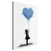 Canvas Blue Heart - Banksy Style Graffiti With a Child With a Balloon 151750 additionalThumb 2