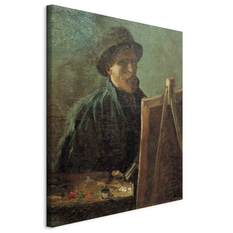 Reproduction Painting Self-Portrait with Dark Felt Hat at the Easel 154450 additionalImage 2