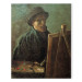 Reproduction Painting Self-Portrait with Dark Felt Hat at the Easel 154450