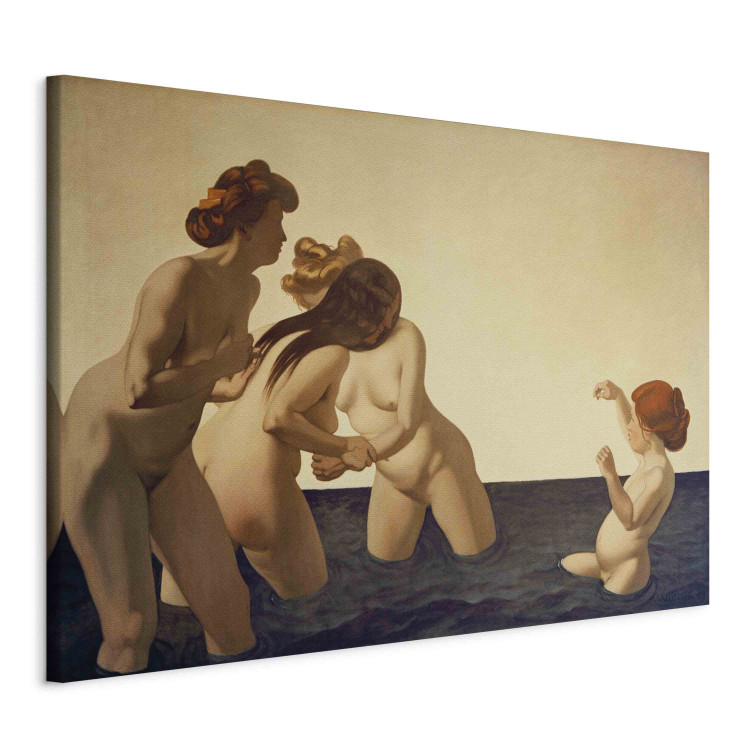 Art Reproduction Trois femmes et une petite fille, jouant dans l'eau 154650 additionalImage 2