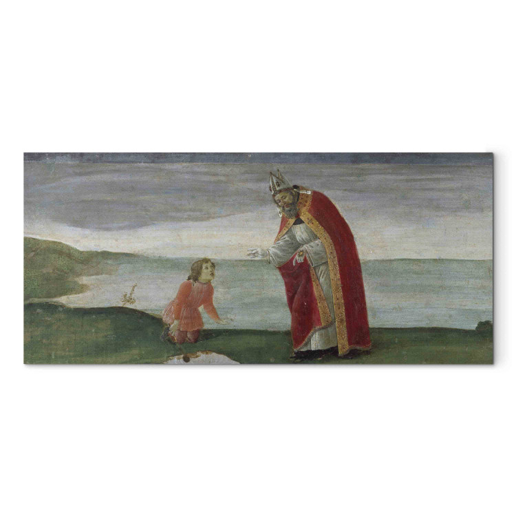 Art Reproduction Saint Augustinus and the boy on the beach 155550