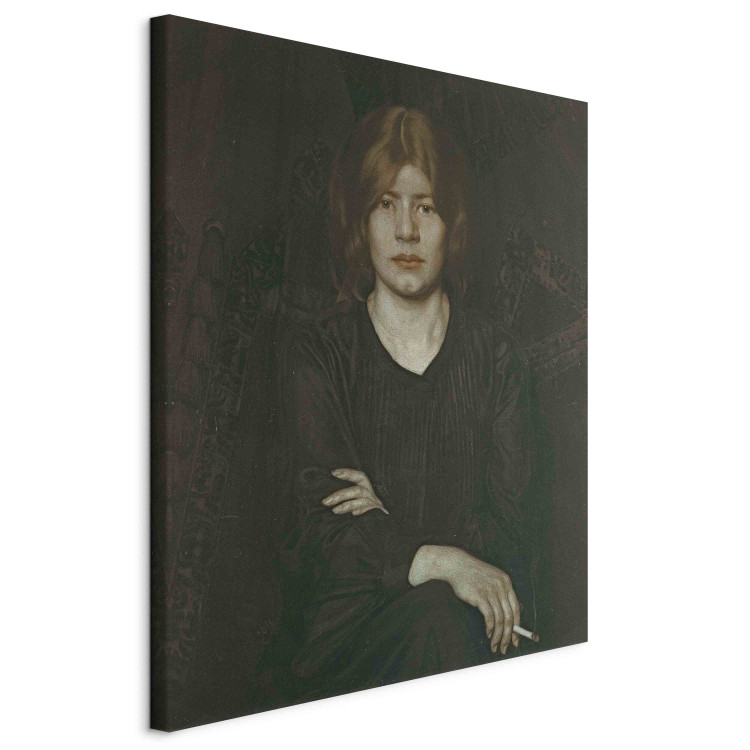 Reproduction Painting Bildnis einer Dame mit Zigarette 157650 additionalImage 2