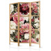 Folding Screen Floral Motif - Peonies Painted With Watercolor in Warm Colors [Room Dividers] 159550 additionalThumb 5