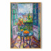 Poster View From the Balcony - A Painterly Composition With a Colorful City 159950 additionalThumb 5
