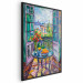 Poster View From the Balcony - A Painterly Composition With a Colorful City 159950 additionalThumb 2