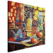 Canvas Art Print Power of Colour (1-piece) - Still life with colourful vessels 48450 additionalThumb 2