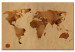 Canvas Print The World painted with coffee 55250