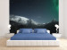 Wall Mural Northern Lights - Snowy Mountain Landscape in Winter Night with Cosmos in the Background 59850