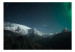 Wall Mural Northern Lights - Snowy Mountain Landscape in Winter Night with Cosmos in the Background 59850 additionalThumb 1