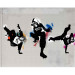 Wall Mural Monkey dance - street art 60550 additionalThumb 3