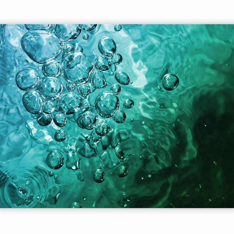 Wall Mural Sea Water - Turquoise seascape with bubbles for the room 61050 additionalImage 5