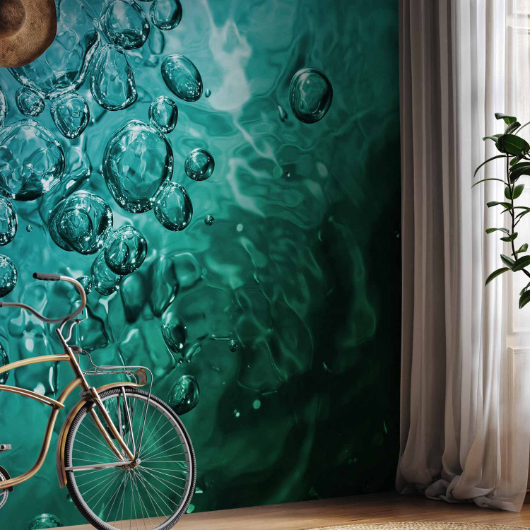 Wall Mural Sea Water - Turquoise seascape with bubbles for the room 61050 additionalImage 7