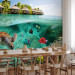Wall Mural Paradise Maldives - Seascape on a reef with fish and turtles 61250 additionalThumb 4