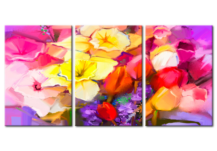 Canvas Print Rainbow Bouquet 88750