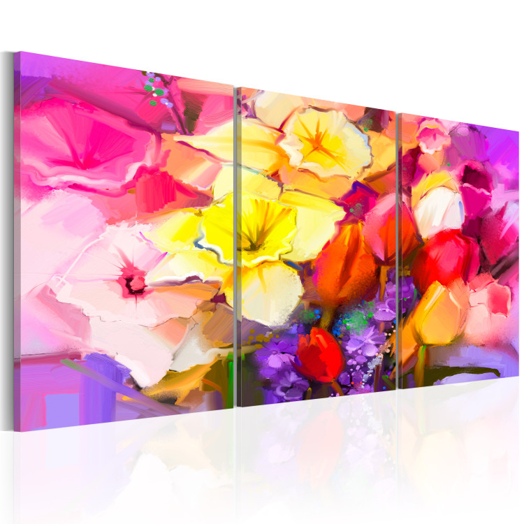 Canvas Print Rainbow Bouquet 88750 additionalImage 2