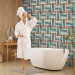 Modern Wallpaper Wooden weave of colors 89750 additionalThumb 8