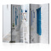 Room Divider Greek Island Dreams II - street with white architecture of a Greek town 95250