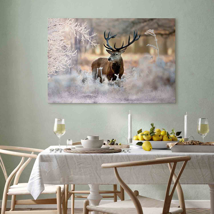 Canvas Print Deer in the Cold 105760 additionalImage 5