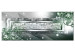 Canvas Glass and Crystals (1-part) Wide Green 106960