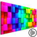 Canvas Art Print Colourful Cubes (5 Parts) Narrow 113760 additionalThumb 6