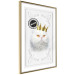 Poster King Cat - Playful composition with a white cat and English text 114360 additionalThumb 14