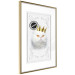 Poster King Cat - Playful composition with a white cat and English text 114360 additionalThumb 6