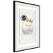 Poster King Cat - Playful composition with a white cat and English text 114360 additionalThumb 3