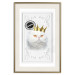 Poster King Cat - Playful composition with a white cat and English text 114360 additionalThumb 19