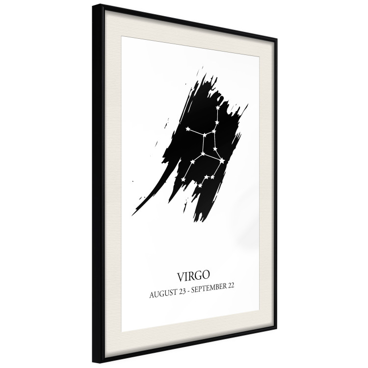Poster Zodiac signs: Virgo - star constellation and texts on a uniform background 114860 additionalImage 3