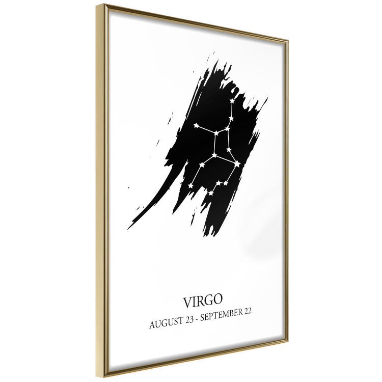 Poster Zodiac signs: Virgo - star constellation and texts on a uniform background 114860 additionalImage 12
