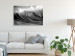 Canvas Art Print Power of the Ocean (1-part) - Black and White Photo of Turbulent Waves 115160 additionalThumb 3