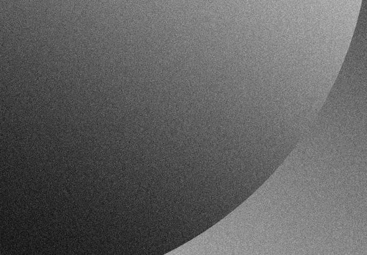 Poster Sphere and Gradient - simple geometric abstraction in shades of gray 116560 additionalImage 8