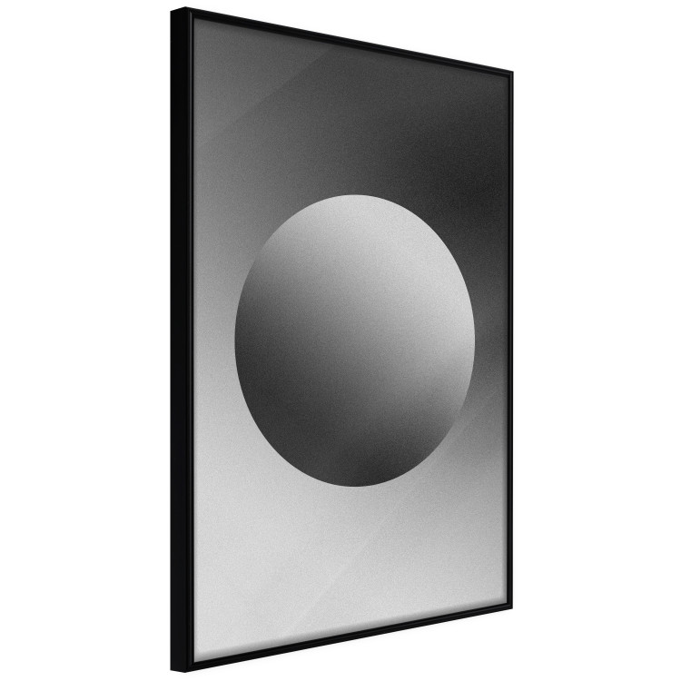 Poster Sphere and Gradient - simple geometric abstraction in shades of gray 116560 additionalImage 12