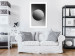 Poster Sphere and Gradient - simple geometric abstraction in shades of gray 116560 additionalThumb 4