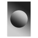 Poster Sphere and Gradient - simple geometric abstraction in shades of gray 116560
