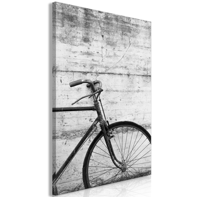 Canvas Art Print Bicycle And Concrete (1 Part) Vertical 116960 additionalImage 2