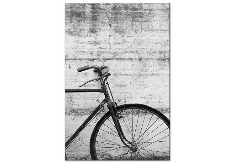 Canvas Art Print Bicycle And Concrete (1 Part) Vertical 116960